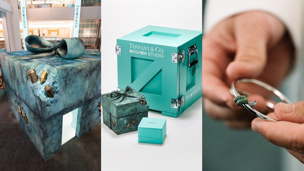 Bronze Eroded Tiffany Blue Box