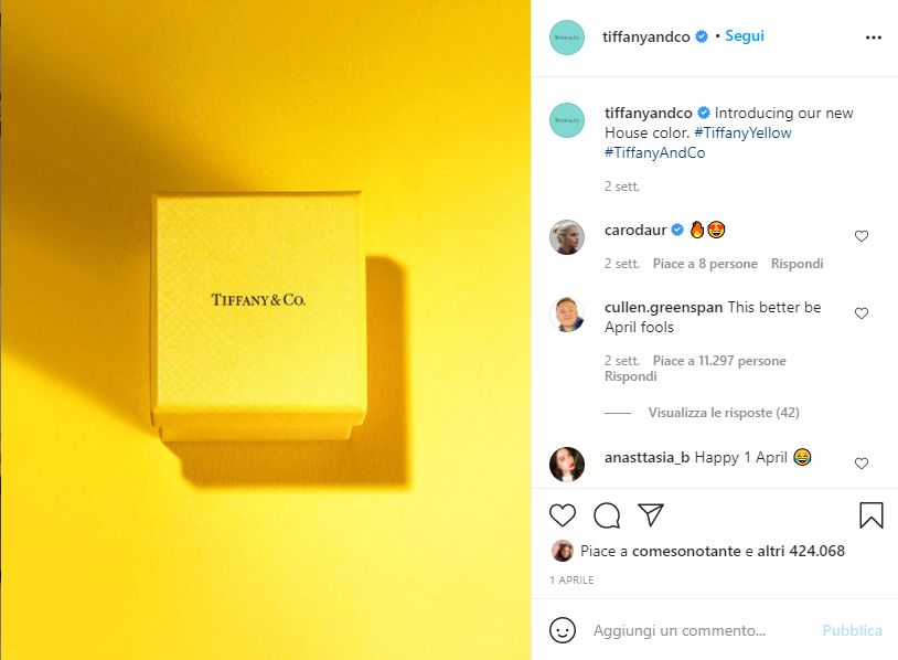 social media instagram tiffany