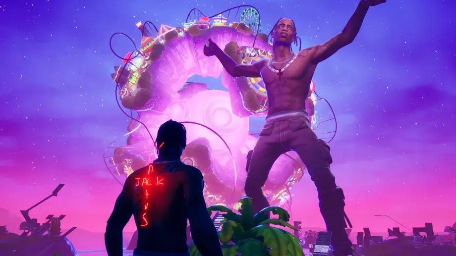 Concerto Fortnite Travis Scott